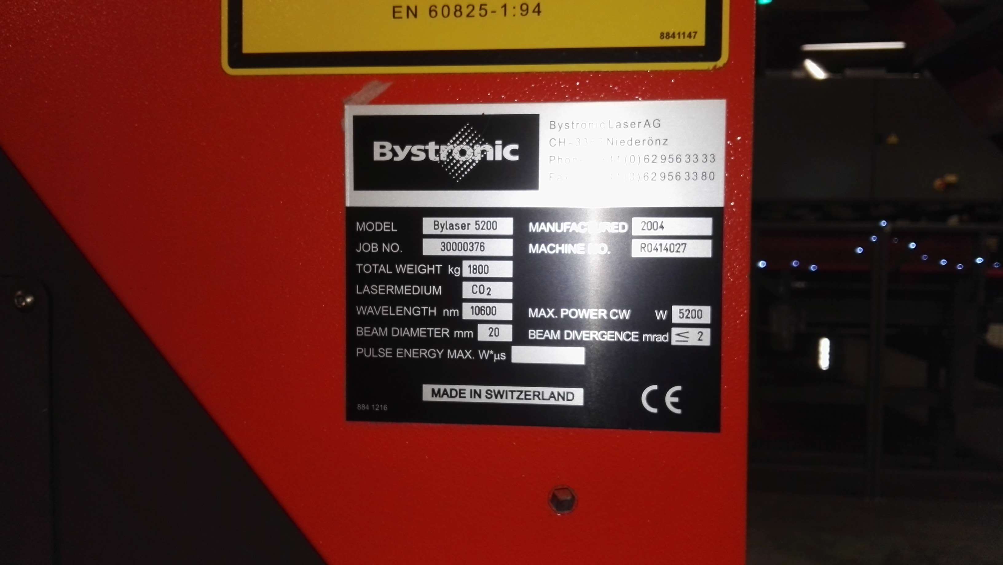 Bystronic Byspeed 3015 5.2kW (2004)