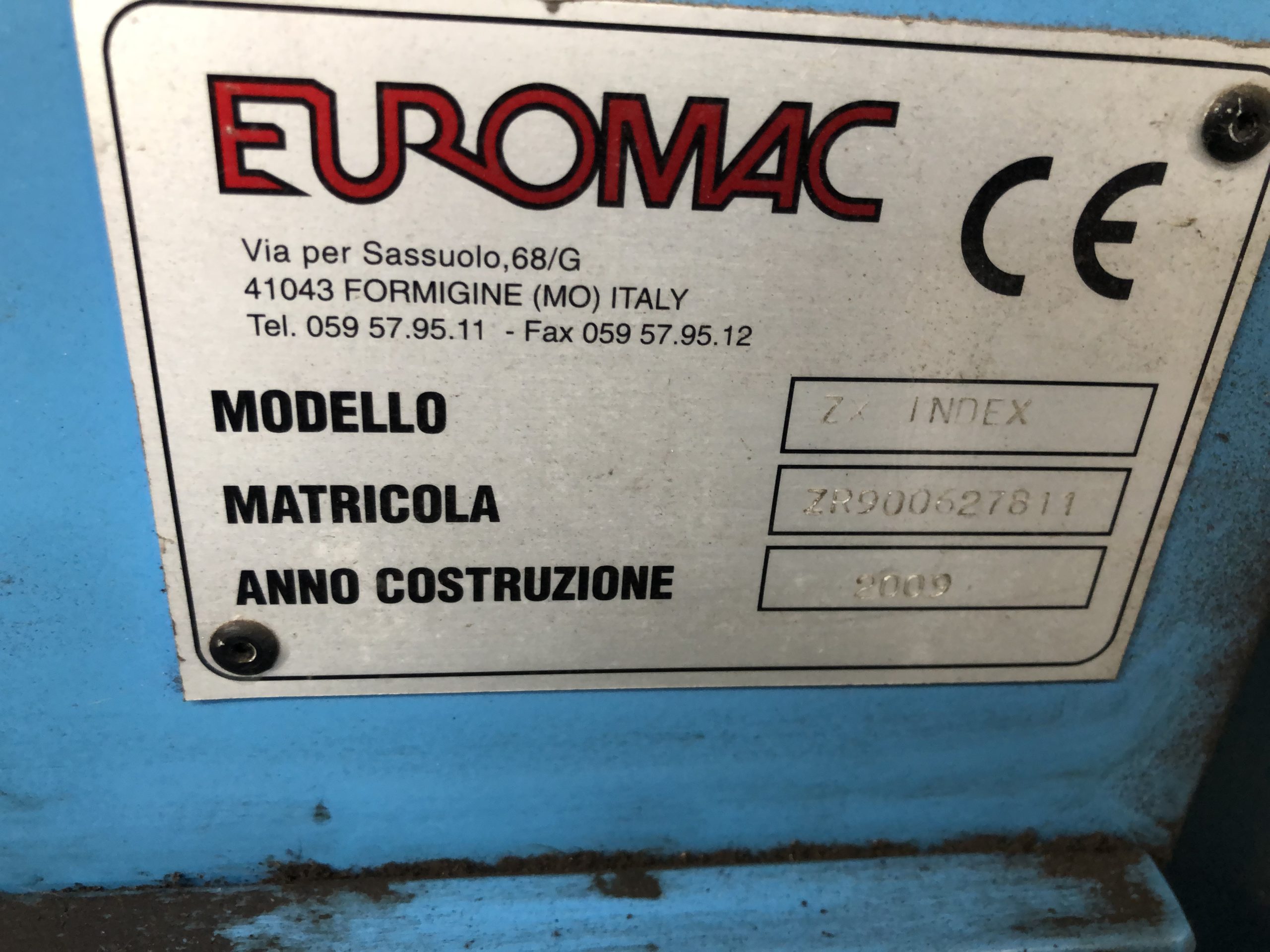 Euromac Turret Punch ZX, Model 1000/30