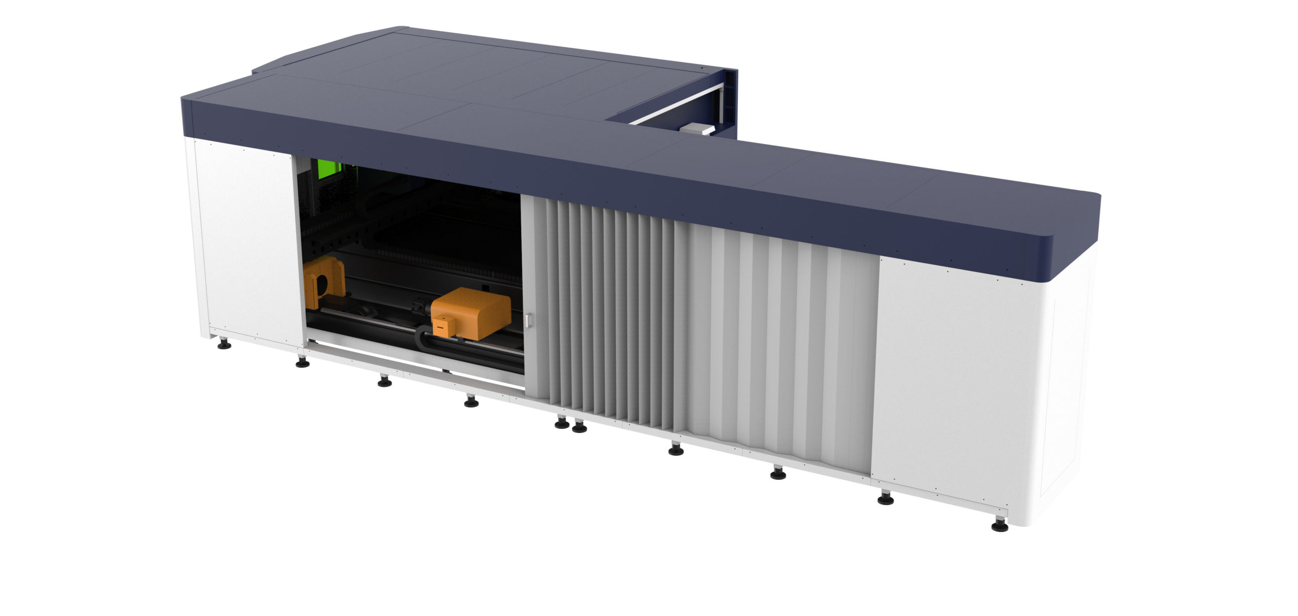 HSG Fiber Laser Sheet and Tube Combination Cutter  – 2Kw – G3015E