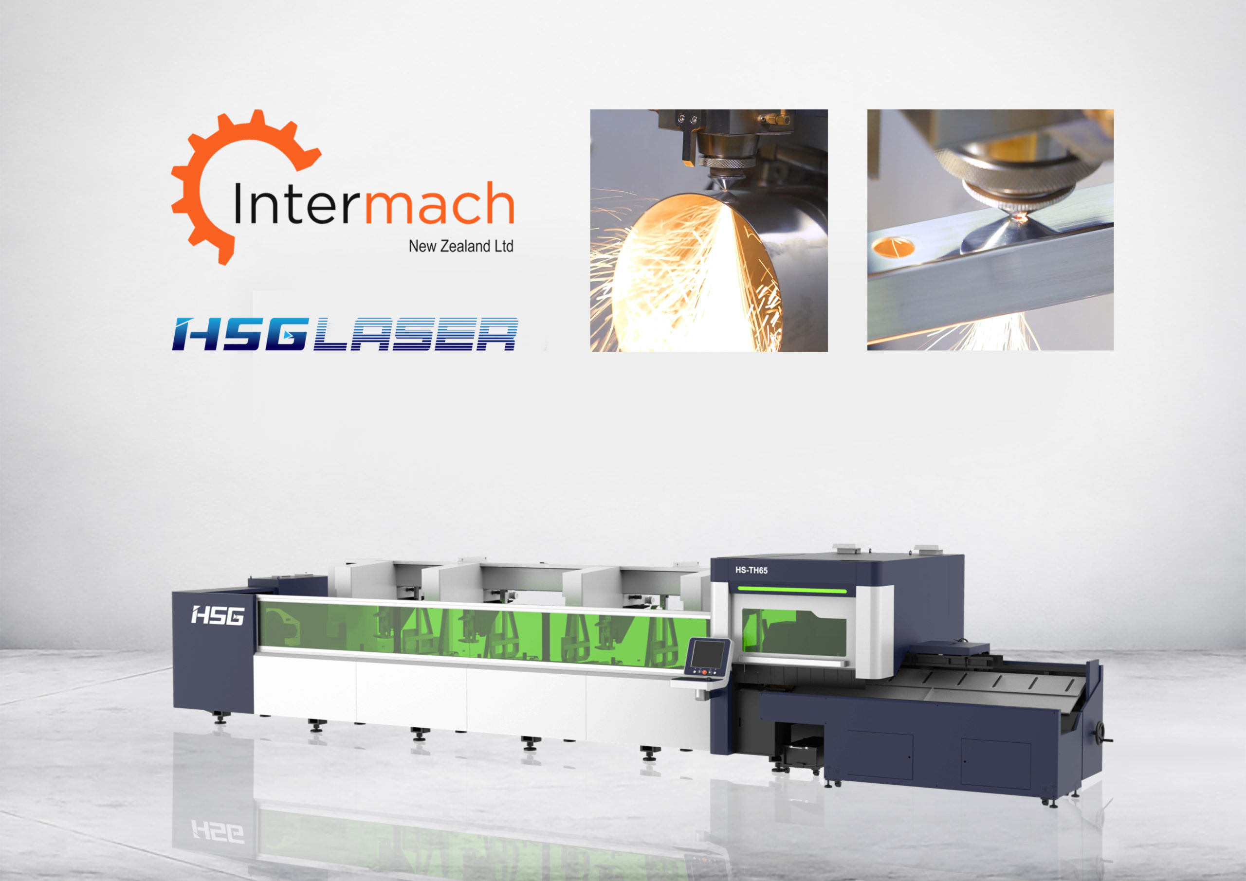 HSG Fiber Laser Tube Cutter  – 2Kw – 6000m x 210mm Dia – TH65